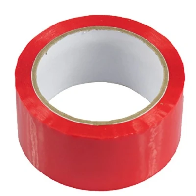Image of Triplast 48 mm x 66 m Low Noise Packing Parcel Tape Red (Pack of 2)