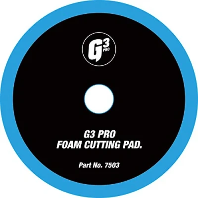 Image of G3 Pro Foam Cutting Pad 150mm (7503) Medium Cut Polishing for DA &amp; Rotary Polishers Velcro Backed with Trapezoid Shape Enhanced Control and Fast Paint Correction