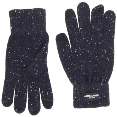 Image of JACK&amp;JONES Men&#039;s JACCLIFF NAP Gloves, Navy Blazer, One Size