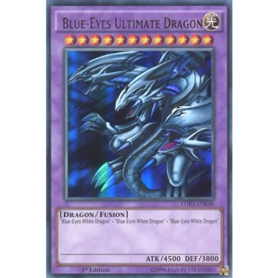 Image of YuGiOh : LDK2 ENK40 Limited Ed Blue Eyes Ultimate Dragon Ultra Rare Card ( Yu Gi Oh! Single ) by Deckboosters
