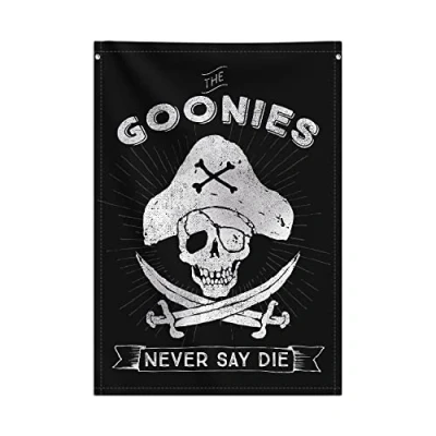 Image of Grupo Erik The Goonies Decorative Flag 27.5 x 39.3 inches 70 100 cm Wall Tapestry Wallscroll Hanging scroll Poster Kakemono Decor