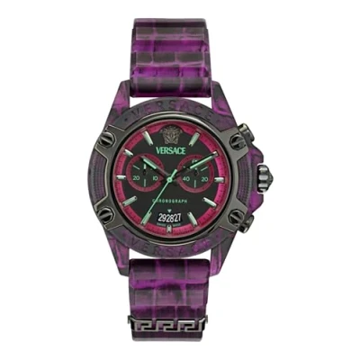 Image of Versace Icon Active WoMens Pink Watch VE8P00124 One Size