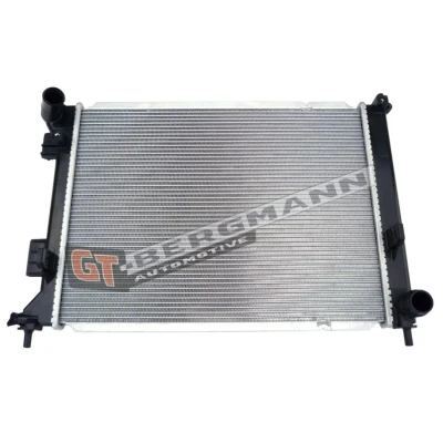 Image of 253101P000 Engine radiator NISSENS 67603 Aluminium 500mm 374mm 16mm with gaskets/seals without expansion tank, frame Brazed cooling fins