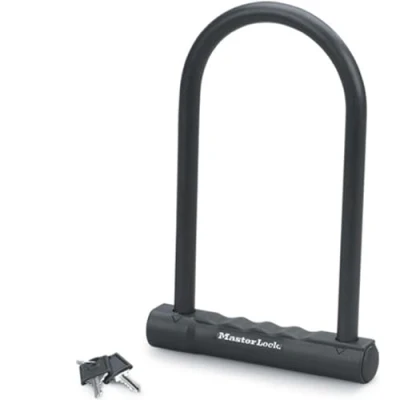 Image of 12mm D Lock 200mm X 100mm + Carrier Bracket