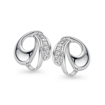 Image of Orphelia WoMens 925 Sterling Silver Stud Earrings ZO 5024 One Size