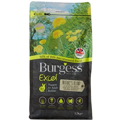 Image of Burgess Excel Natures Blend Rabbit Food, 1.5 kg