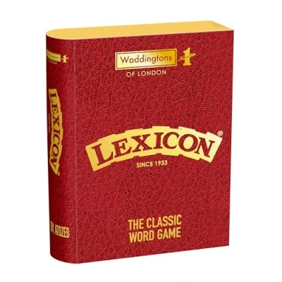 Image of Waddingtons Number 1 Lexicon Book The Classic Word game, create crosswords and anagrams, educational travel great gift for ages 8 plus