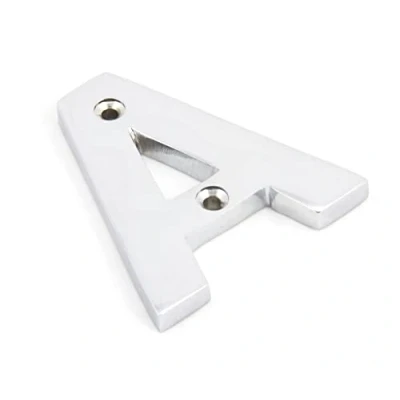 Image of From the Anvil 83802A Letter A Polished Chrome