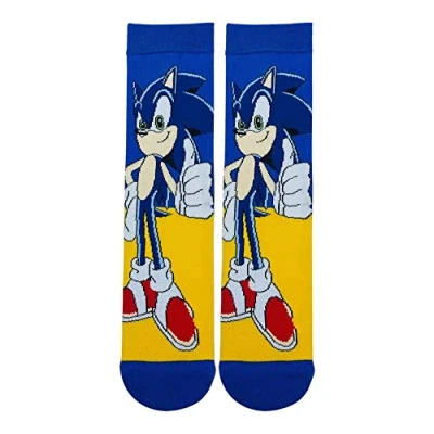 Image of Sonic Hedgehog Socks/Novelty Socks/Gifts Socks/Cute Socks/Funny Socks/Unisex Socks