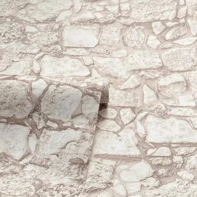 Image of WPE® Arthouse Beach Stone Inspired Wallpaper Natural Beige Coastal Design for Living Room, Bedroom &amp; Hallway Textured Effect Nature Home Décor
