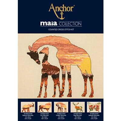 Image of Anchor Maia Collection Cross Stitch Kit, Multicoloured, 20cmx26cm