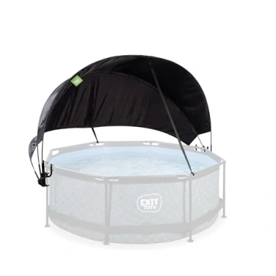 Image of EXIT Toys Pool Shade Cloth Universal Protects Against UV Radiation Easy to Open and Close Lightweight Water Repellent For Pools ø8ft