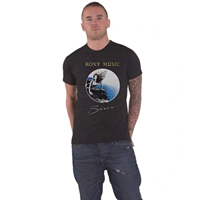 Image of Roxy Music &#039;Siren&#039; (Black) T Shirt (X Large)