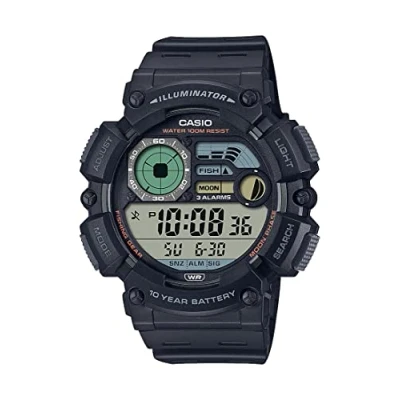 Image of Casio Women Digital Quartz Watch with Resin Strap WS 1500H 1AV