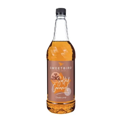Image of Sweetbird Salted Caramel Coffee Syrup 1litre (Plastic)