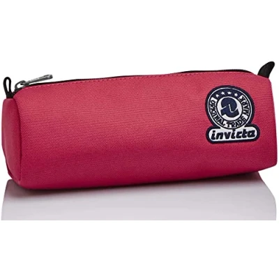 Image of Invicta Pencil case SOLID RECYCLED § Pen Bag, Box for Stationery, Pouch, Perfect School Supplies, Teen, Girls&amp;Boys, Italian Design, pink