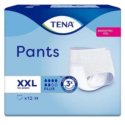 Image of Tena Pants Bariatric Plus XXL Pack of 12