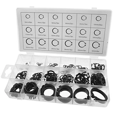Image of External Circlip/Snap Retaining Ring Assortment Set 300pc AST01