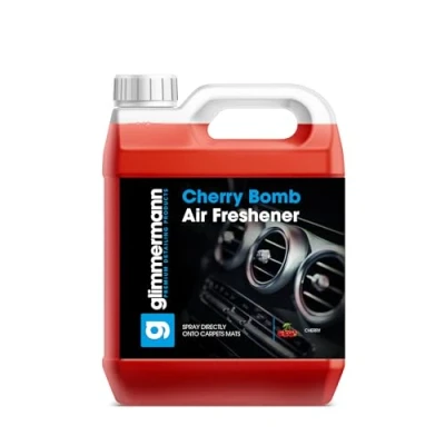 Image of Glimmermann Products Cherry Bomb Air Freshener Long Lasting Spray Odour Eliminator Mist Car Valeting (2L)