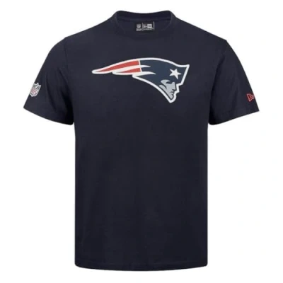 Image of New Era NFL England Patriots Logo Men&#039;s T Shirt navy, M