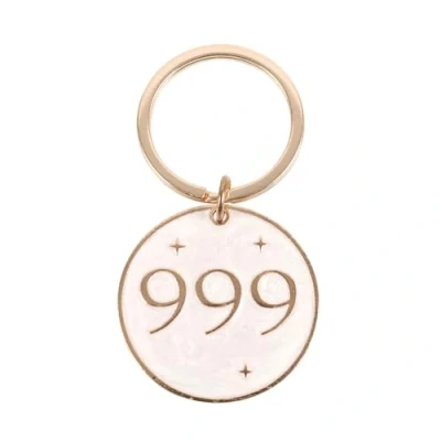 Image of Something Different Wholesale 999 Angel Number Keyring Spiritual Guidance Accessory, Release and Renewal Reminder