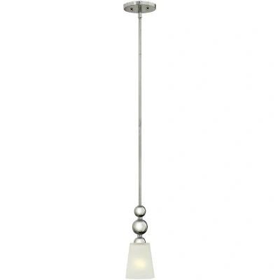Image of Zelda 1 Light Ceiling Mini Pendant Polished Nickel, E27