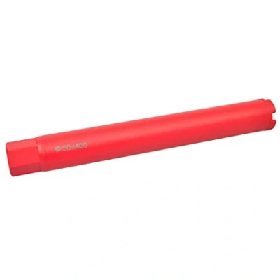 Image of vidaXL 50x400mm Dry and Wet Diamond Core Drill Bit High Performance Drilling Tool for Granite, Concrete, Hard Stone