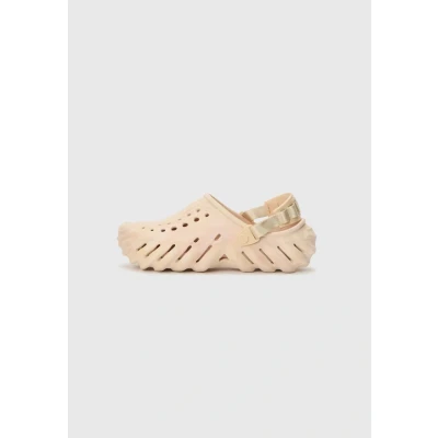 Image of Crocs ECHO Marbled Unisex Clogs, Size: M5, Quartz shoes