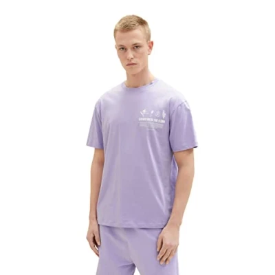 Image of TOM TAILOR Denim Men&#039;s T Shirt 1035600, 31042 Lilac Vibe, L