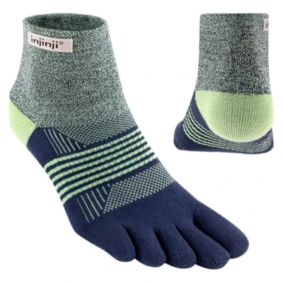 Image of Injinji Trail Midweight Mini Crew Womens Toe Socks XS/S