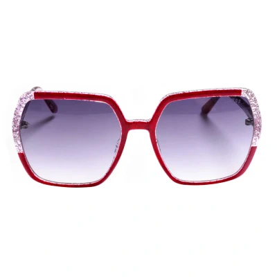 Image of Guess Womenss acetate sunglasses with hexagonal shape GU7883 Pink One Size