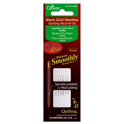 Image of Clover Black Gold Needles: Quilting Assorted, 1