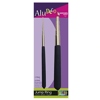 Image of Vaessen Creative 1.5 5 mm Plus 6 10 Jump Ring Mandrel, Set of 2