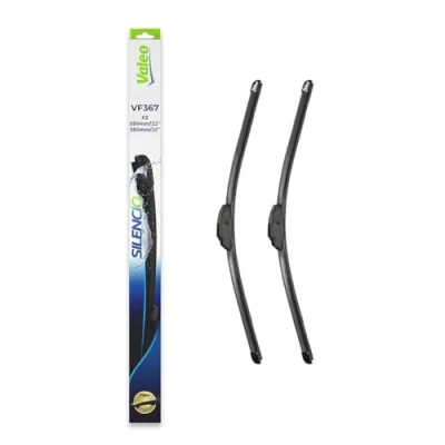 Image of VALEO Silencio Wiper VF367 Kit of High Performance, Superior Road Visibility, Easy Installation Original Flat Blades 550mm/550mm Front Set 2 574467