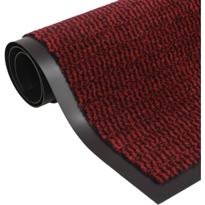 Image of vidaXL Dust Control Mats 2 pcs Rectangular Tufted 120x180 cm Red