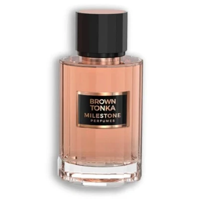 Image of MILESTONE Perfumes Brown Tonka Unisex Long Lasting Fragrance Eau de Parfum 100ML