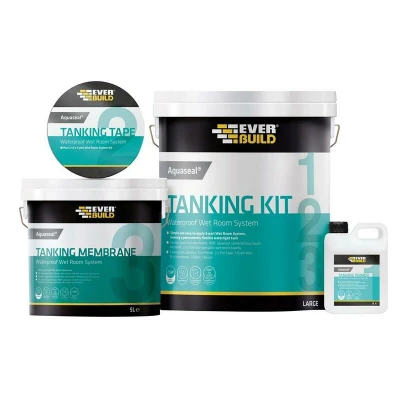 Image of Everbuild Aquaseal Wet Room System Kit 7.5M