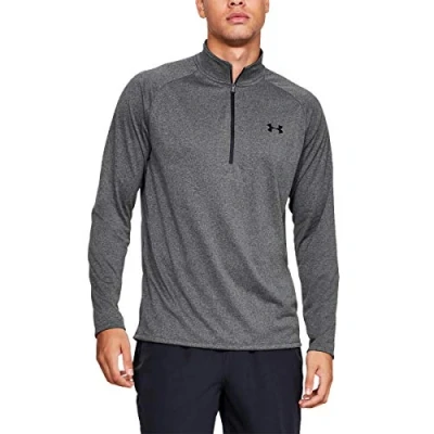 Image of Under Armour Mens UA Tech 2.0 Sweater Carbon Heather XXXXL