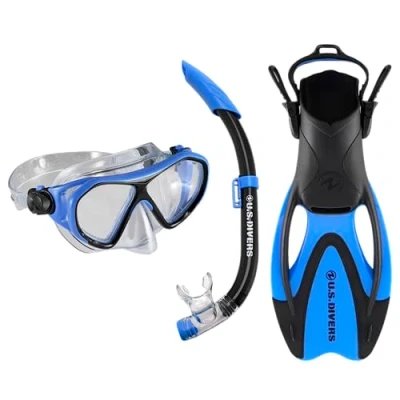 Image of US Divers SET DORADO II JR BLUE BLACK S