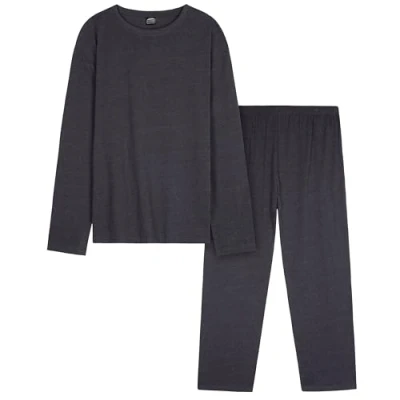 Image of CityComfort Mens Long Pyjamas Set, Adults Teenagers Soft 2 Piece Loungewear Nightwear Cosy PJs Gifts for Him (Navy, 3XL)