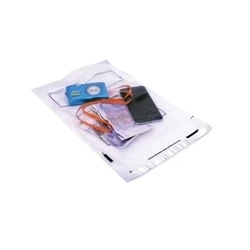 Image of GoSecure Envelope Extra Strong Polythene 240x320mm Clear (100 Pack)
