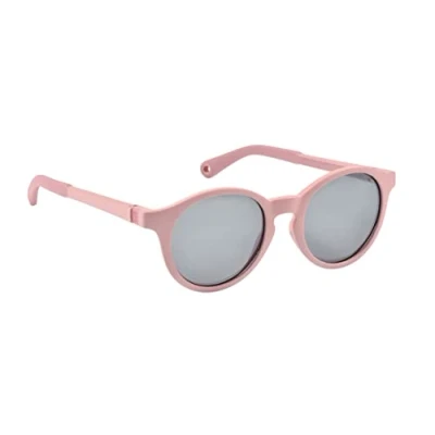Image of BEABA, Sunglasses for Children 4 6 years old, 100% UV Protection CAT 3, Side Protection, Optimal Comfort, 360 Adjustable temples, Misty Pink