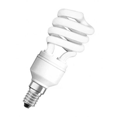 Image of Osram Energy Saving Twist Spiral 12 W = 55 E14 Warm White 6000 Hours