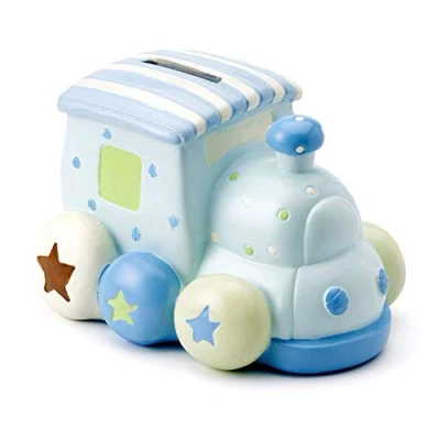 Image of Mousehouse Gifts Kids Train Piggy Bank Money Box Gift for a Boy or Girl