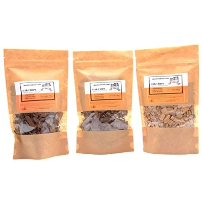 Image of French Oak Chips Set 3 Packs Boost Wine Sweetness, Color &amp; Depth