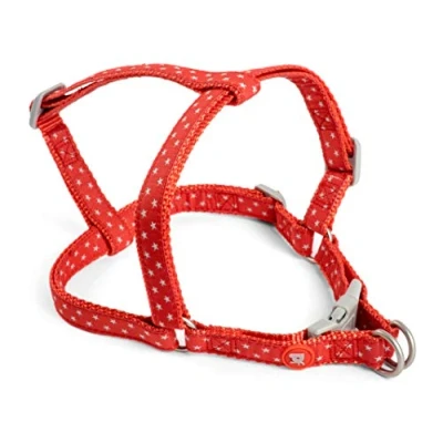 Image of Petface (Little Petface) Puppy Dog Harness, Small, Grey Stars