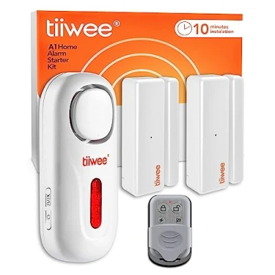 Image of tiiwee A1 Alarm System for Home Window Door with Remote Control