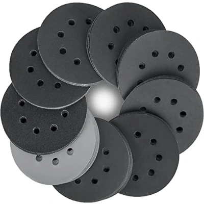 Image of STEBRUAM Orbital Sander Discs, 125mm Sanding Discs 80PCS Silicon Carbide Sandpaper Dry Wet Include 320/400/600/800/1000/1200/1500/2000 Grit for Waterproof Grinder Polishing/Metal/Automotive