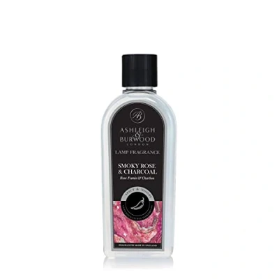 Image of ASHLEIGH &amp; BURWOOD Smoky Rose Charcoal Lamp Fragrance 500 ml Made in the UK Spicy Woody Scent