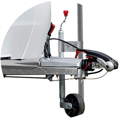 Image of cartrend Caravan 10166 Clamp Holder Drawbar Bracket for Rotary Clothes Line SAT Dish Mast on Towbar Jockey Wheel